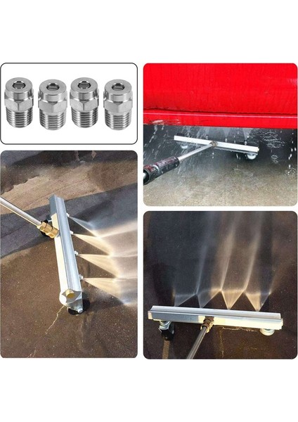 Adet Basınçlı Yıkama Yüzey Temizleme Memesi Yedek Konu Tipi Püskürtme Memesi Su Süpürgesi ve Alt Takım Temizleyici, 40 Derece 2.5 Delikli Püskürtme Ti (Yurt Dışından) fiyatları