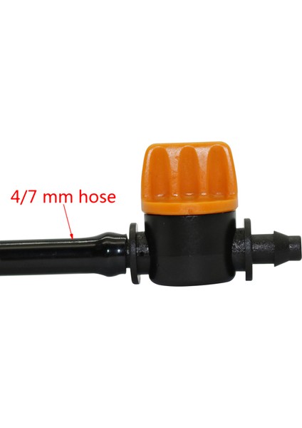 4/7mm Hortumlu Mini Vana Bahçe Sulama Dikenli Su Akış Kontrol Vanası Tarım Araçları Damla Sulama Parçaları 10 Adet, Kontrol Vanası (Yurt Dışından) fırsatları