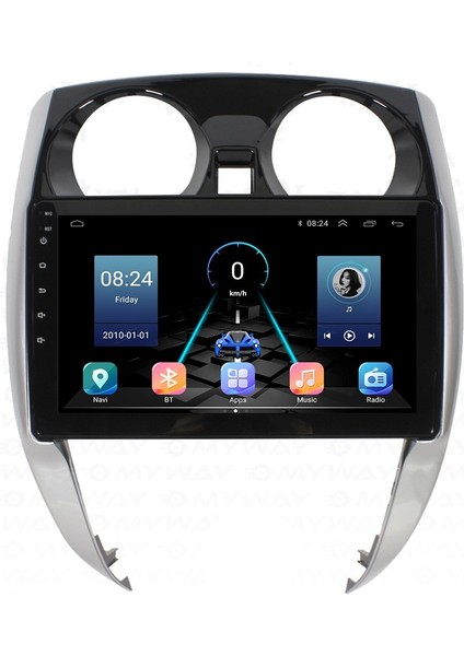 Nissan Note Android 12 Carplay Navigasyon Multimedya - 4gb Ram 64GB HDD