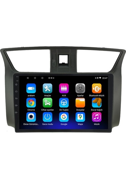 Nissan Sentra (2012-2020) Android 12 Carplay Navigasyon Multimedya - 4gb Ram 64GB HDD fiyatları