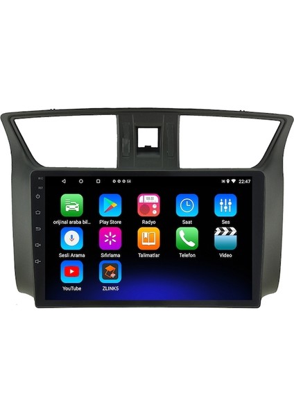 Nissan Sentra (2012-2020) Android 12 Carplay Navigasyon Multimedya - 4gb Ram 64GB HDD modelleri