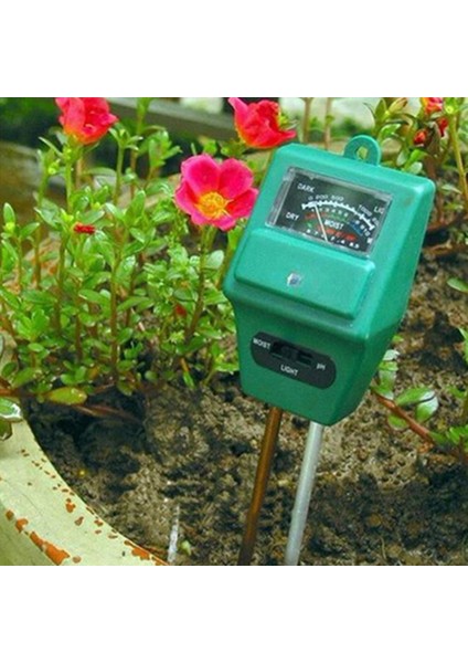 Bitki Çiçek Bahçesi Için 3'ü 1 Arada Ph Test Cihazı Toprak Su Nemi Işık Test Ölçer (Yurt Dışından) fırsatları