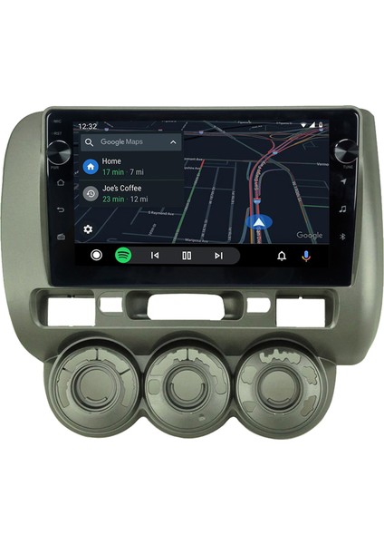 Honda Jazz - City (2004-2007) Android 12 Carplay Navigasyon Tuşlu Multimedya - 4gb Ram 64GB HDD