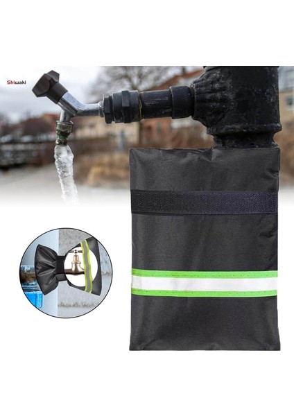 Dış Mekan Için Kalınlaştırılmış Yansıtıcı Şeritli Yeniden Kullanılabilir Musluk Koruyucu (Yurt Dışından)
