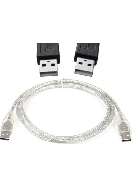 USB 2.0 Erkek To Erkek Data ve Şarj Kablosu - 50 cm