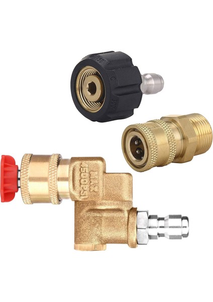 Takım Hızlı Bağlantı Döner Bağlayıcı 180 Derece ve 1 Takım Basınçlı Yıkama Adaptörü Seti (Yurt Dışından) fırsatları