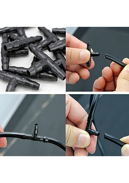 Beerıs Damla Sulama Dikenli Konnektörler, Evrensel Dikenli Tee Bağlantı Parçaları 100 Adet, 1/4 Inç Damlama Borusuna Uygun (4/7mm Tee Boru) (Yurt Dışından) fiyatları