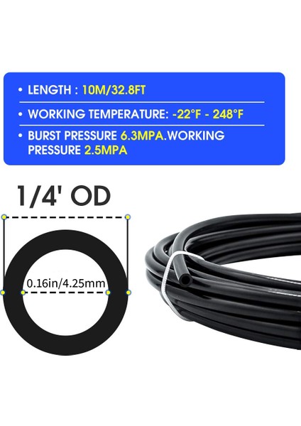 1/4 Inç Slip-Lock Misting Nozulları Kiti Sis Nozulları Veranda Misting Sistemi Açık Soğutma Sistemi Bahçe Su Mister (Yurt Dışından) fırsatları