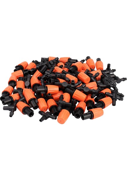 50 Adet Bahçe Sulama Sistemi Sulama Püskürtücü ve 50 Adet C-Şekilli Bahçe 4 / 7mm Damla Sulama Boru Braketi (Yurt Dışından)