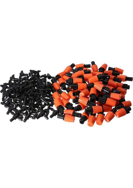 50 Adet Ayarlanabilir Bahçe Sulama Sistemi Sulama R Sisleme Nozulları Yağmurlama Başlıkları Dikenli Tee Konnektörleri (Yurt Dışından)