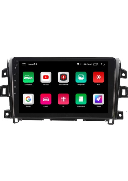 Nissan Navara (2014-2020) Android 12 Carplay Navigasyon Multimedya - 2gb Ram 32GB HDD