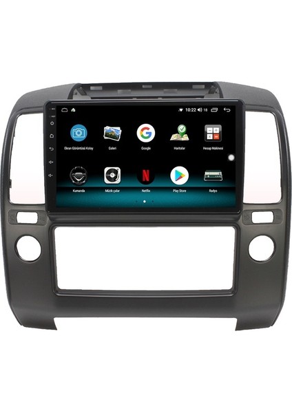 Nissan Navara (2005-2010) Android 12 Carplay Navigasyon Multimedya - 2gb Ram 32GB HDD