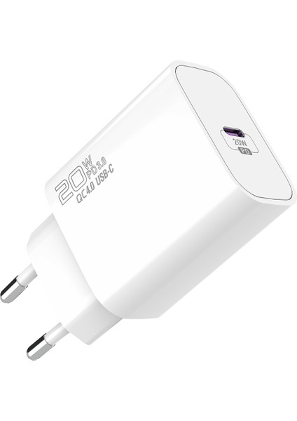 SL-EC62TP Type-C 20W Pd3.0 Quick Charge Qc4.0 Kablo + Ev Şarj Adaptör