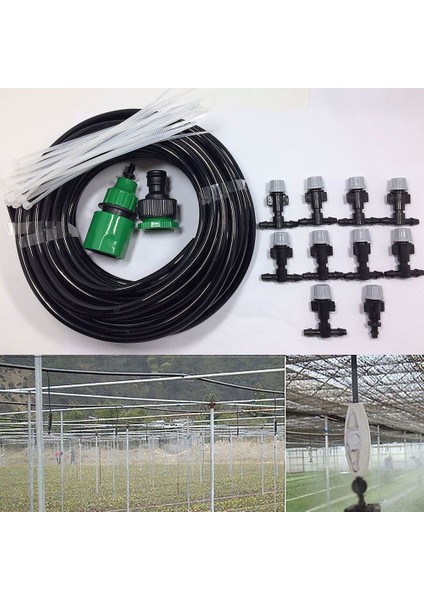 Panda Online 10 M Manuel Sulama Sulama Sistemi Yağmurlama Damla Püskürtme Sera Bahçe Temiz Meme Hortum Seti (Yurt Dışından) modelleri