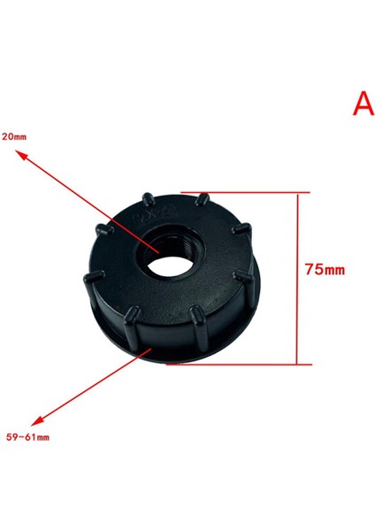 Ibc Tankı Adaptörü Musluk Konnektörü Yedek Vana Bağlantısı Bahçe Su Konnektörleri 1/2 Inç 3/4 Inç 1 Inç Konu Conbo (Yurt Dışından)