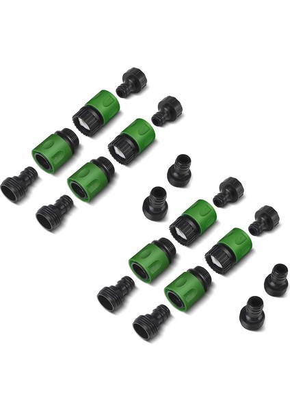 Lkpcıgcxm Bahçe Hızlı Bağlantı Serbest Bırakma Su Hortumu Bağlantı Parçaları Plastik Konnektörler, Erkek ve Dişi 3/4 Inç Ght 20 Adet (Yurt Dışından) fiyatları