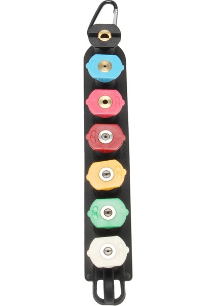 Basınçlı Yıkama Nozulu Uç Seti, Nozul Tutuculu, 7 Püskürtme Nozulu Ucu, 1/4 Inç Hızlı Bağlantı, 4000 Psı (Yurt Dışından) indirimleri