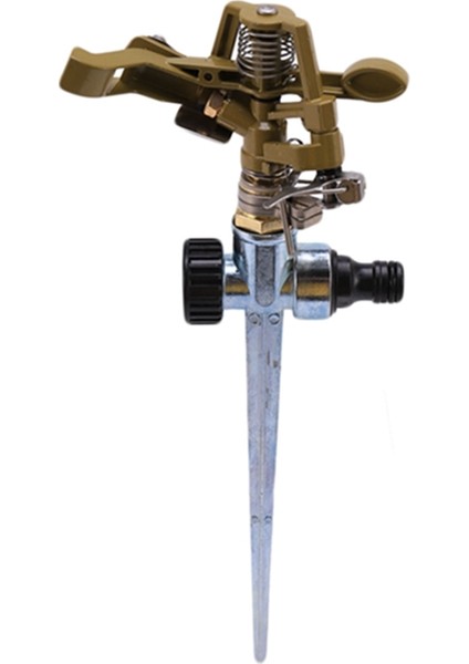 360 Derece Döner Sulama Püskürtücü Yağmurlama Çim Bahçe Yard Golf Çim Metal Impulse Spike Hortum Su Yağmurlama Püskürtücü (Yurt Dışından) fiyatları