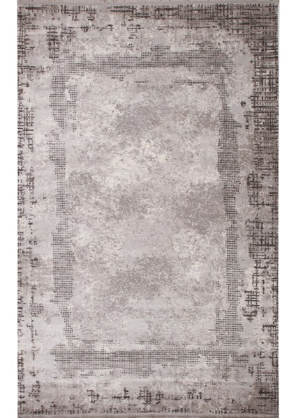 Bodrum B040A Ince Modern Gri Halı