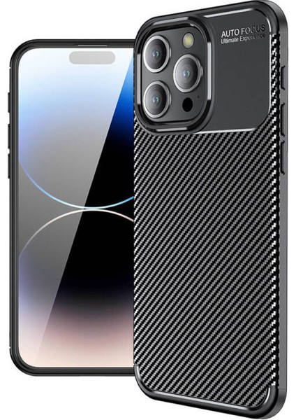 Iphone 15 Pro Kılıf Negro Karbon Desen