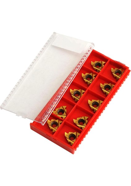 10X 16ER Karbür Uçlar Dış Dişli Torna Ayarlama Kesme Aleti (Yurt Dışından)