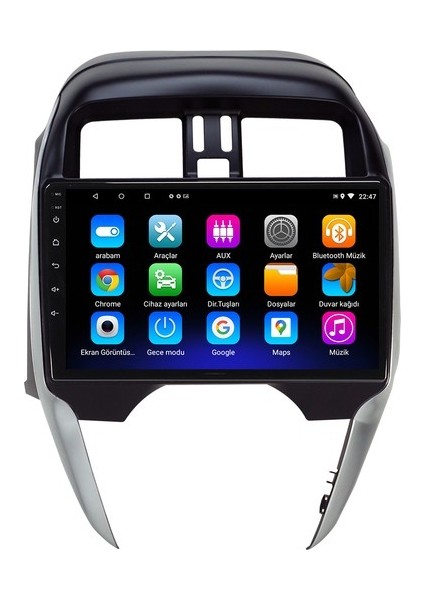 Nissan Sunny Android 12 Carplay Navigasyon Multimedya - 2gb Ram 32GB HDD modelleri