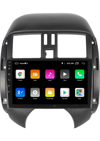 Nissan Micra (2014-2018) Android 12 Carplay Navigasyon Multimedya - 2gb Ram 16GB HDD modelleri