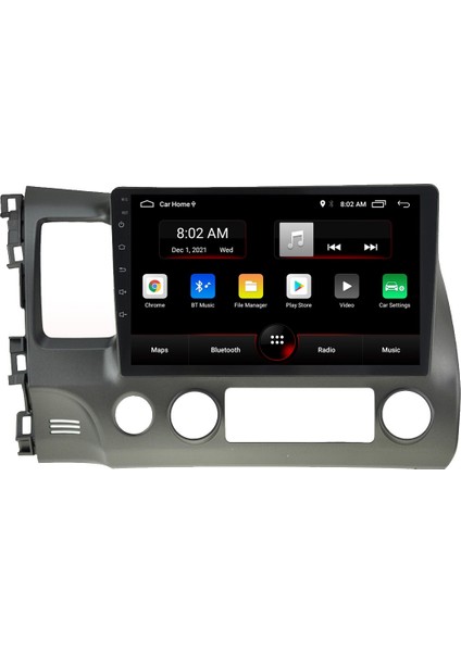 Honda Civic Fd6 (2008-2011) Android 12 Carplay Navigasyon Multimedya - 2gb Ram 16GB HDD