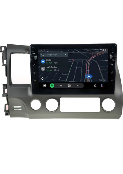 Honda Civic Fd6 (2008-2011) Android 12 Carplay Navigasyon Tuşlu Multimedya - 4gb Ram 64GB HDD