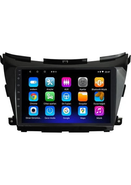 Nissan Murano (2015) Android 12 Carplay Navigasyon Multimedya - 2gb Ram 32GB HDD fiyatları