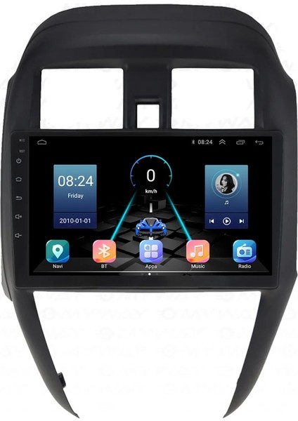 Nissan Micra (2014-2018) Android 12 Carplay Navigasyon Multimedya - 4gb Ram 64GB HDD