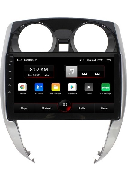 Nissan Note Android 12 Carplay Navigasyon Multimedya - 2gb Ram 16GB HDD