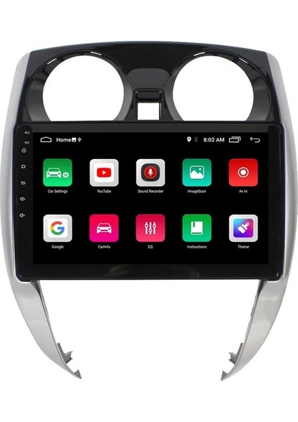 Nissan Note Android 12 Carplay Navigasyon Multimedya - 2gb Ram 16GB HDD modelleri