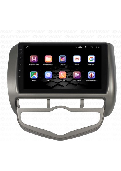 Honda Jazz (2009-2012) Android 12 Carplay Navigasyon Multimedya - 8gb Ram 128GB HDD modelleri