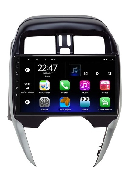 Nissan Versa (2015-2019) Android 12 Carplay Navigasyon Multimedya - 2gb Ram 32GB HDD