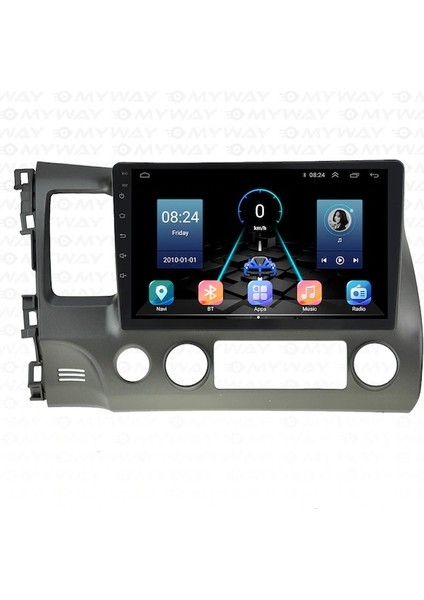 Honda Civic Fd6 (2008-2011) Android 12 Carplay Navigasyon Multimedya - 8gb Ram 128GB HDD