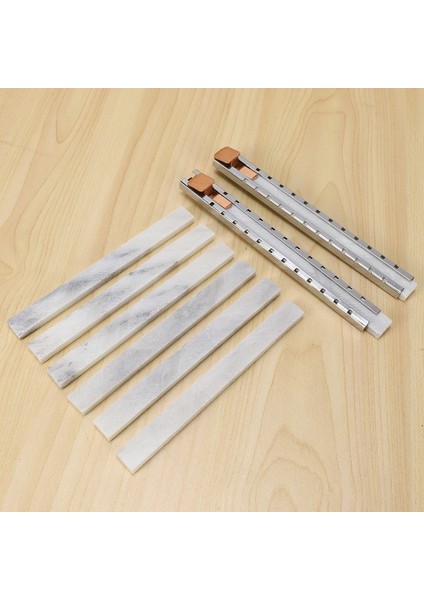 Lkpcıgcxm 2 Sabuntaşı Tutucu, 6 Düz Set/işaretli Beyaz Çelikler Üzerinde Şeffaf ve Çıkarılabilir Işaretler Kaynak Için Kaliteli Sabuntaşı Kalemleri (Yurt Dışından)