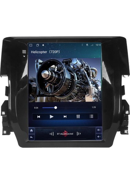 Honda Civic Fc5 Android 12 Carplay Navigasyon Tesla Ekran Multimedya - 4gb Ram 64GB HDD modelleri