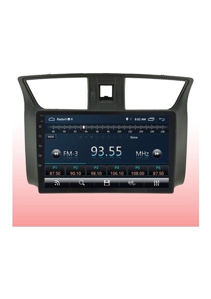 Nissan Sentra (2012-2020) Android 12 Carplay Navigasyon Multimedya - 2gb Ram 16GB HDD