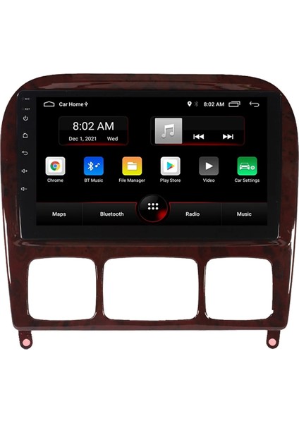 Mercedes S Class W220 (1998-2005) Android 12 Carplay Navigasyon Multimedya - 2gb Ram 16GB HDD