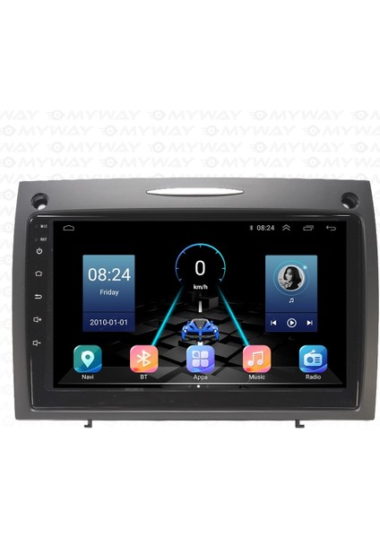 Mercedes Slk (2004-2011) Android 12 Carplay Navigasyon Multimedya - 8gb Ram 128GB HDD