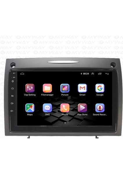 Mercedes Slk (2004-2011) Android 12 Carplay Navigasyon Multimedya - 8gb Ram 128GB HDD fiyatları