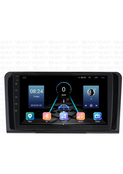 Mercedes ml (2005-2012) Android 12 Carplay Navigasyon Multimedya - 8gb Ram 128GB HDD