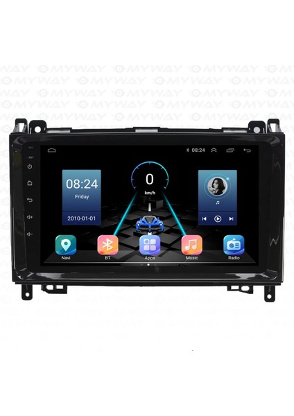 Mercedes Sprinter (2008-2016) Android 12 Carplay Navigasyon Multimedya - 8gb Ram 128GB HDD
