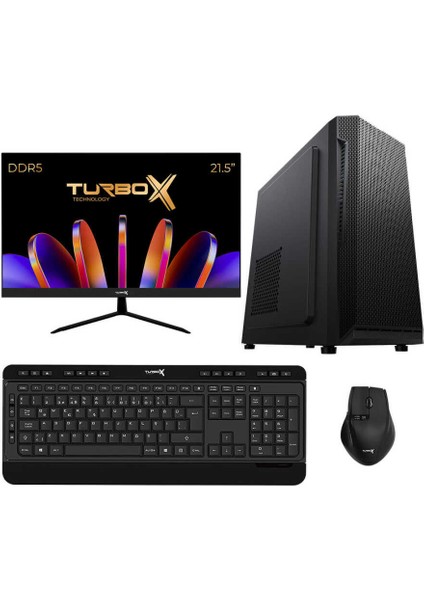 TX4878 Intel Core I5 13400 32GB Ddr5 Ram 1tb Nvme 21.5 Inç Fhd Monitör Freedos Ofis Bilgisayarı