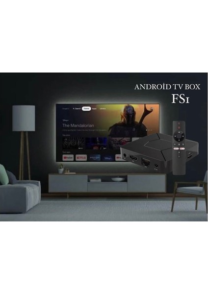 8k UHD Android TV Box & Akıllı Internet TV Kutusu - Hediye IpTV - Media Player