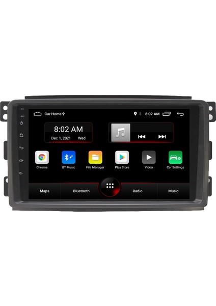 Mercedes Smart Fortwo (2011-2017) Android 12 Carplay Navigasyon Multimedya - 2gb Ram 32GB HDD