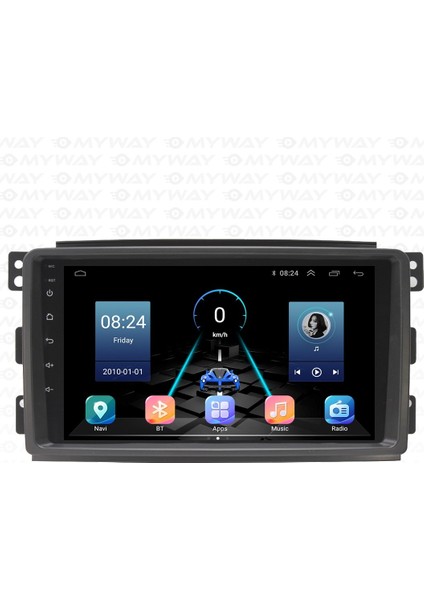 Mercedes Smart Fortwo (2011-2017) Android 12 Carplay Navigasyon Multimedya - 8gb Ram 128GB HDD