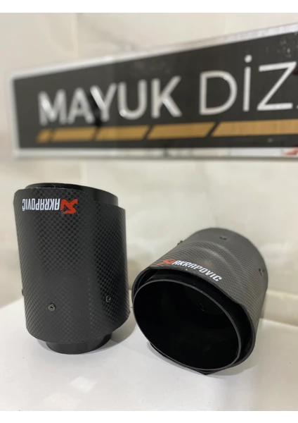 Karbon Egzoz Ucu 90MM Tek --Mayukdizayn--