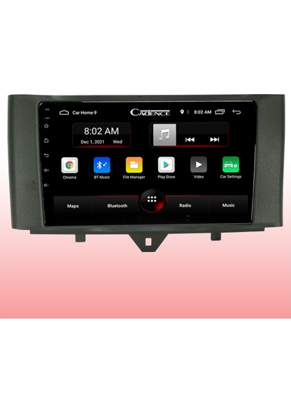 Mercedes Smart Fortwo (2007-2010) Android 12 Carplay Navigasyon Multimedya - 2gb Ram 16GB HDD